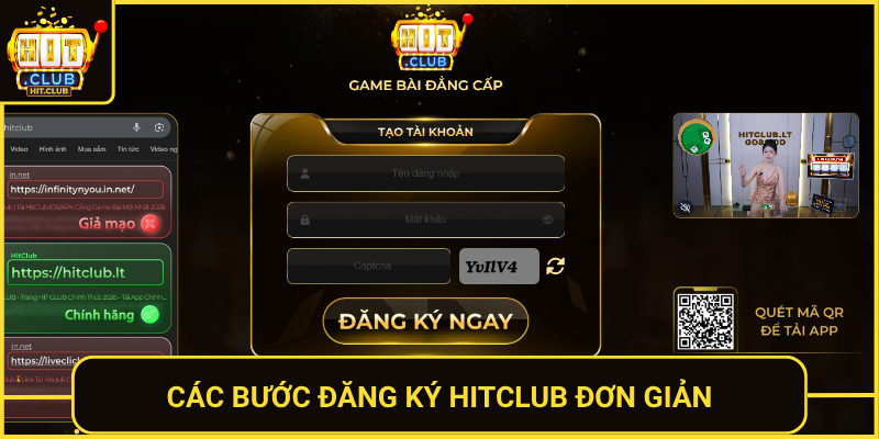 Đăng Ký HitClub – Tạo Tài Khoản Nhanh Nhận Thưởng Liền 1 Cac Buoc Dang Ky Hitclub Don Gian