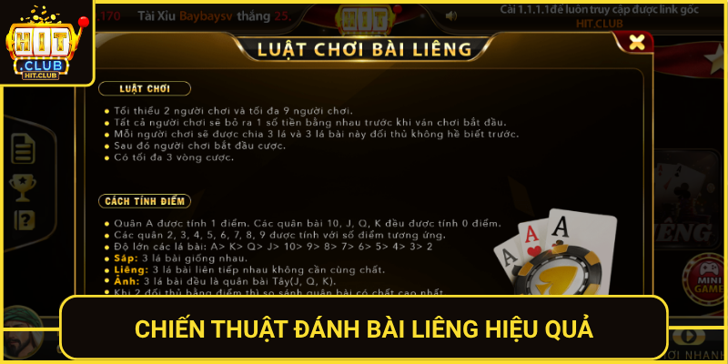 Đánh Bài Liêng Online HitClub – Sân Chơi Đỉnh Cao 2026 2 Luat Choi Lieng Va Cach Tinh Diem Chuan 2